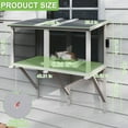 thumbnail image 6 of Gowoodhut 46.85" L Cat Window Box,Wooden Cat Window Enclosure for 1-3 Cats,Window Catio Outdoor Enclosure, 6 of 8