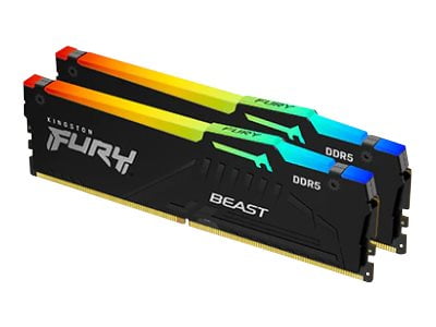 メモリー KINGSTONFURY BEAST DDR5 32gb/5600mhz x4 Kingston Fury Beast 32GB DDR5 5600MHz 288pin DIMM Memory Module