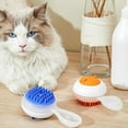 thumbnail image 3 of Dog Bath Brush Scrubber Soft Pet Grooming Brush,2-in-1 Pet Grooming Brush for Dogs & Cats–Dry/Wet Hair Removal, Dead Skin & Loose Fur Massage Bath Brush with Soft Silicone Bristles, 3 of 8
