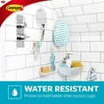 thumbnail image 5 of Command Medium Bath Hook Frosted Adhesive - Damage Free, Waterproof - 2 Hooks 2 Strips, 6-Pack, 5 of 12