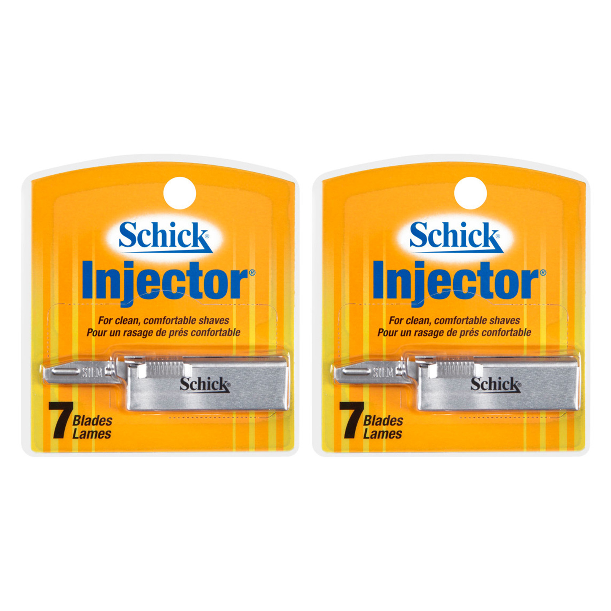 Schick Injector Men's Refill Razor Blades - 7 Count (Pack of 2)