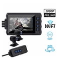 thumbnail image 7 of Full Body Waterproof Motorcycle Camera Recorder Dual 1080P Full HD Motorbike Autocycle DVR Dash Cam Black GPS Box ,Ultra HD, 7 of 7