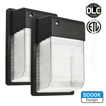 TORCHSTAR 2pcs Dusk to Dawn LED Wall Light, Garage, Security Area Lighting, Outdoor LED Wall Mount