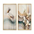 thumbnail image 2 of Designart "Hyperrealistic White Gerbera Daisy Blossoms II" Gerbera Framed Wall Art Set Of 2 - White Floral Framed Canvas Set For Living Room Decor, 2 of 7