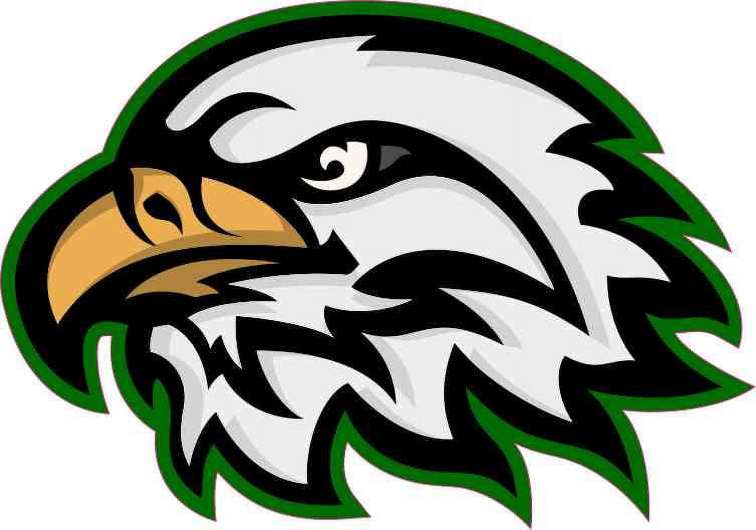 5in x 3.5in Blue Eagle Head Mascot Sticker Vinyl School Bumper Stickers -  Walmart.com, image size:1506x1056