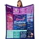 thumbnail image 1 of LHSHID Birthday Gifts For Women Throw Blanket Daughter/Grandma/Mom Birthday Gifts Birthday Gifts For Wife GirlfriendWomens Birthday Gifts Birthday Decorations Blankets 30"x40", 1 of 9