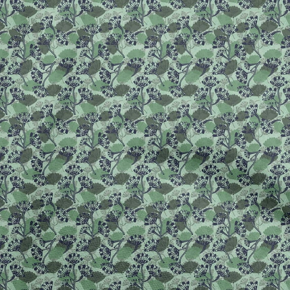 oneOone Cotton Cambric Green Fabric Batik Fabric For Sewing Printed Craft Fabric By The Yard 56 Inch Wide