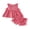Red, variant on Toddler Baby Girl Summer Clothes Baby Girls Gingham 2 Piece Outfit 3 6 12 18 24 Months 2 3 Years Plaid Sleeveless Ruffled Neck Tunin Shirt Tops and Shorts Set