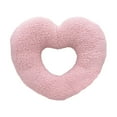 thumbnail image 2 of JeashCHAT Valentine's Day Plush Pillow Heart Shaped Decorative Throw Pillow Soft Cushion for Couch Bed Kid Girls Women Mother's Day Valentine's Day Gift, 2 of 3
