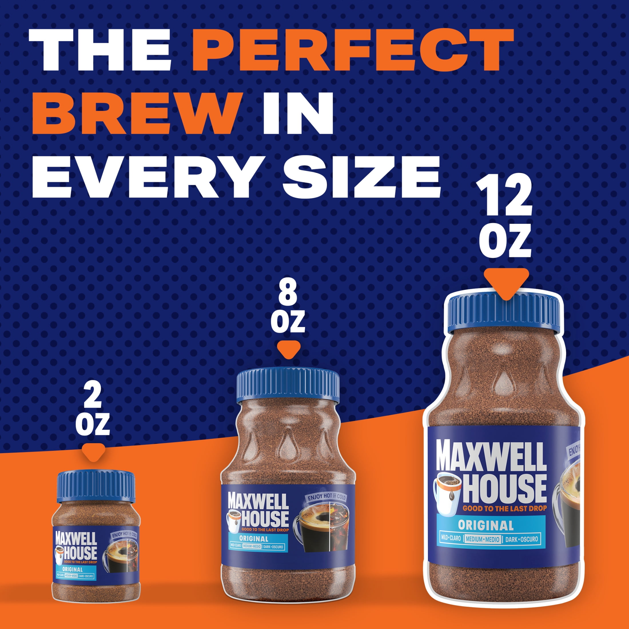 (2 pack) Maxwell House Original Roast Instant Coffee, 12 oz Jar