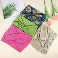 thumbnail image 5 of 4 piezas de diadema anudada de moda bohemia para mujeres en rojo rosa, verde, caqui y azul cielo, 5 of 5