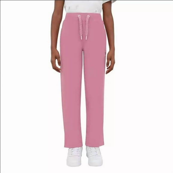 Fila Girls Wide Leg Pants (Large 14/16 - Pink)