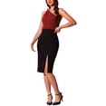 thumbnail image 2 of TOP SIN MANGAS DE UN HOMBRO PARA MUJER INSPIRAR CHIC TANK TOP DE VERANO CON CADENA BURDEOS L, 2 of 5