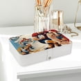 thumbnail image 6 of Football Portable PU Leather Jewelry Display Organizer Box with Removable Compartment, 6 of 6