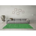 thumbnail image 3 of Ahgly Company Indoor Square Solid Green Modern Area Rugs, 6' Square, 3 of 4