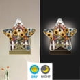 thumbnail image 4 of Star Night Light Auto On/Off Plug-in Wall Light with Light Sensor Warm White LED for Home Party Birdhouses with Sunflowers, 4 of 6