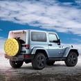 thumbnail image 7 of Spare Tire Cover, Toast Wheel Cover Tire Covers for Trailers Car Truck Camper Universal Tire Covering Fits Diameter 17 inch, 7 of 7