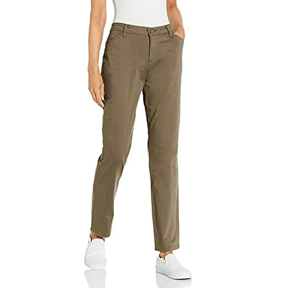 Lee LEE Women’s Relaxed Fit All Day Straight Leg Pant, 16 Long, deep