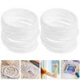 thumbnail image 4 of MOVTOTOP 30Pcs Wreath Plastic Hoops Macrame Hoops Wall Hanging DIY Crafts Dream Catcher Frames, 4 of 4