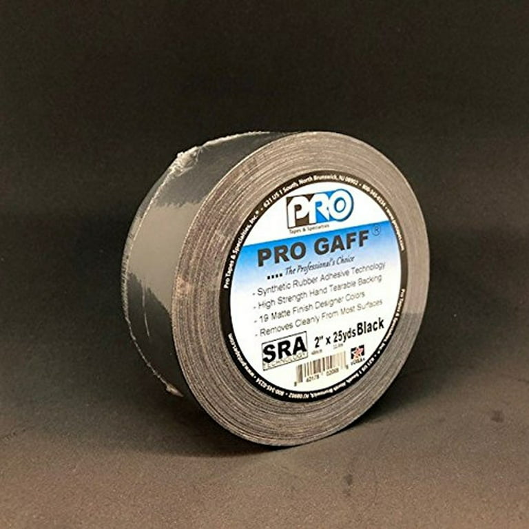 ProTapes Pro Gaffer Tape (2 x 30 yd, Black)