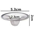 thumbnail image 2 of Leodye 1PCS Bathroom Sink Drain Strainer - Stainless Steel Bathtub Shower Tub Drain Cover Haircher, Anti-clogger Filter Plug for Mop Pool, Utility Washbasin-1.97IN, 2 of 3
