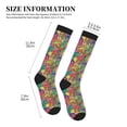 thumbnail image 4 of Pofeuu Colorful Dinosaur Print Compression Socks for Women & Men Circulation - Best Support for Nurses,Running,Athletic,Sports, 4 of 7