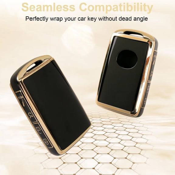 Key Fob Cover Compatible with Fit for Mazda CX 50 CX 5 CX 9 CX 30 CX 70 CX 6 CX 3 2019-2025 3 4 6 Button Durable TPU Leather Trim Ring Shell Keychain Case Holder Protector