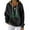 Black, variant on Women's Fashion Casual Christmas Print Pullover Long-Sleeve Sweatshirt with JESUS Design for Holiday Season and Comfortable Wear,Dark Green,XL