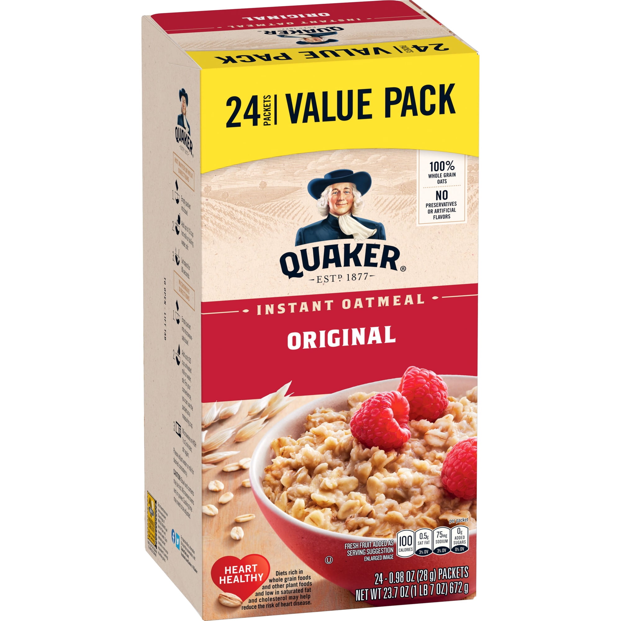 Bob's Red Mill Organic Extra Thick Rolled Oats, 32oz (Pack of 4) - Non GMO, W...