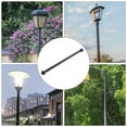Lamp Post Cross Arm Ladder Frame Light Pole Rest Handle Yard Rod Flag