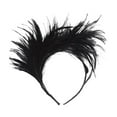 thumbnail image 2 of Diadema de Plumas Estilo Retro onlyliua para Carnaval Tocado Elegante, 2 of 2