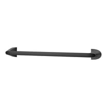 Pfister Karci Bath Towel Bar for Bathroom, 18-Inch, Wall-Mounted, Screw-In, Matte Black Finish, BTBKA1B
