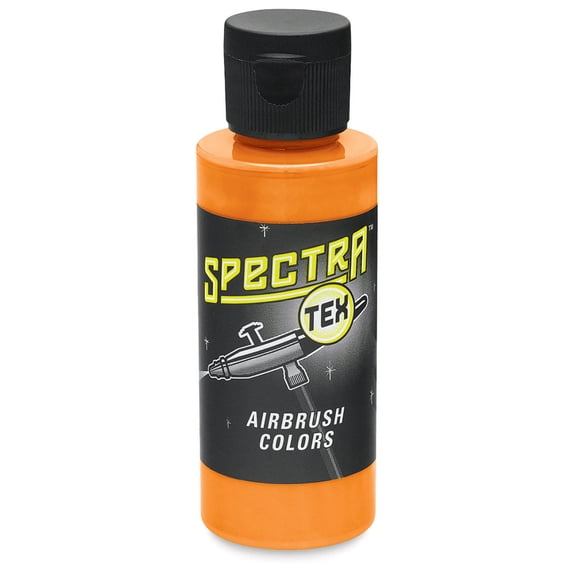 Badger Spectra Tex Airbrush Color - 2 oz, Transparent Tiger Orange