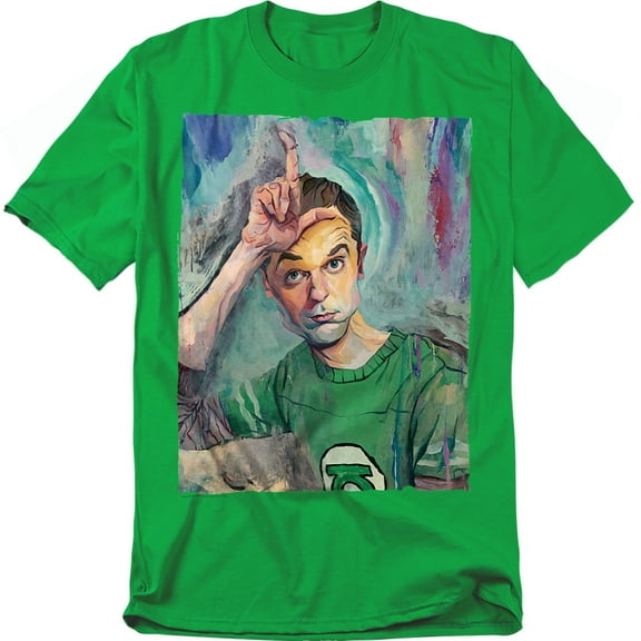 Big Bang Theory T-Shirt Sheldon Painting Unisex Graphic Tee For Men & Women
