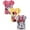 White, variant on Minnie Mouse Short Sleeve Shirts (Girls), 3 Piece Set, Sizes 2T-6X