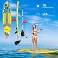 thumbnail image 2 of Fbsport Graffiti Surfboard Inflatable Stand Up Paddle Board 10.6' L with Carry Bag, 2 of 7