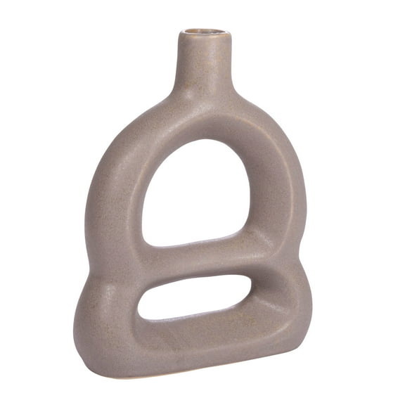 Bloomingville Decorative Stoneware Sculptural Vase, Tan