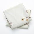 thumbnail image 2 of Home Soft Things Embroidery Canvas Throw Pillow Cover Pillow Case 2 Piece Set - Spring Flower - Burgundy - 20" x 20", 2 of 3