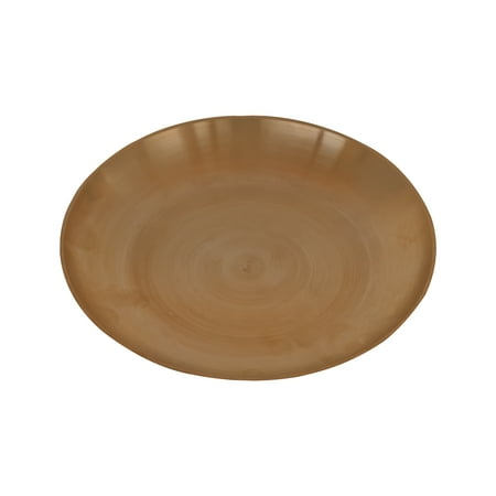 

De Kulture Handmade Bronze Kansa Medium Staple Meal Plate Platter 7x1 DH inches