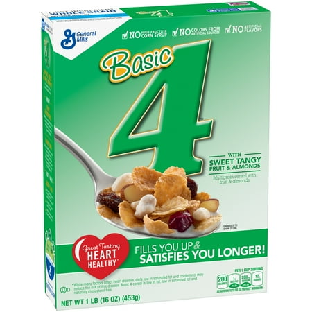 Basic 4™ Cereal with Sweet Tangy Fruit and Almonds 16 oz Box