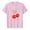 Pink, variant on Women Tops Sale Red Cotton Short Sleeve Cherry Crew Neck Pullover T-Shirts Ladies Shirts XL