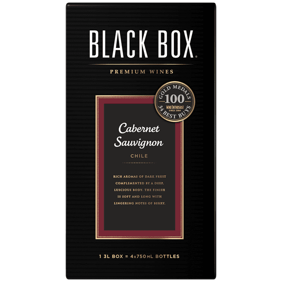 Black Box Cabernet Sauvignon Red Wine, 3L Box, 13.5% ABV