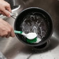 thumbnail image 3 of Libman Angled Kitchen Scrub Brush with Green and White Handle, 2 inch Width, 3 of 7