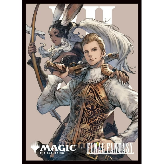 Ensky Magic: The Gathering - Final Fantasy Players 80ct Card Sleeves Character Borderless Edition - Sky Pirates Balthair and Fran (MFS-13)