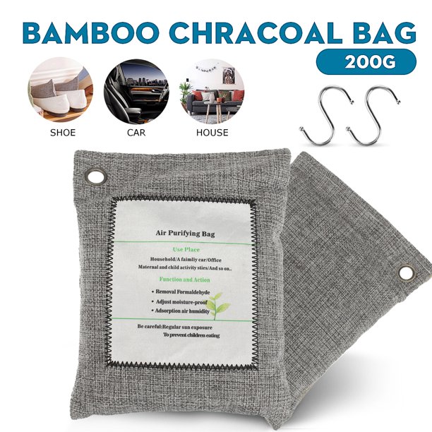Air Purifying Bags Activated Bamboo Charcoal Bags Natural Air Purifier