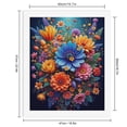 thumbnail image 2 of Paint By Numbers Kit for Adults Beginner - DIY Floral Bouquet Colorful Bloom Art Canvas Painting Kits for Adults, Frameless Paint By Number for Adults for Home Wall Decor 16x20 Inch, 2 of 7