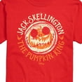 thumbnail image 3 of The Nightmare Before Christmas - Jack Skellington Pumpkin King - Men's Short Sleeve Graphic T-Shirt, 3 of 5
