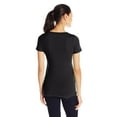 thumbnail image 2 of Women's Deep V-Neck Short Sleeve T-Shirt, 2 of 2