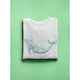 thumbnail image 3 of Swimming Whale Sweatshirt Women -Image by Shutterstock, Female 5X-Large, 3 of 4