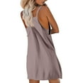 thumbnail image 3 of A Women's Athletic Dresses Cute Tennis Dress with Shorts Underneath Spaghetti Strap Casual Dress, 3 of 6